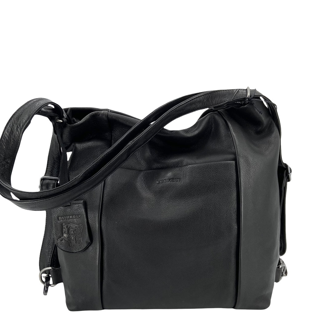 Burkely JUST Jolie 2-in-1-Tasche Rucksack Hobo Tasche schwarz