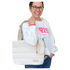 Zebra Shopper klein, creme