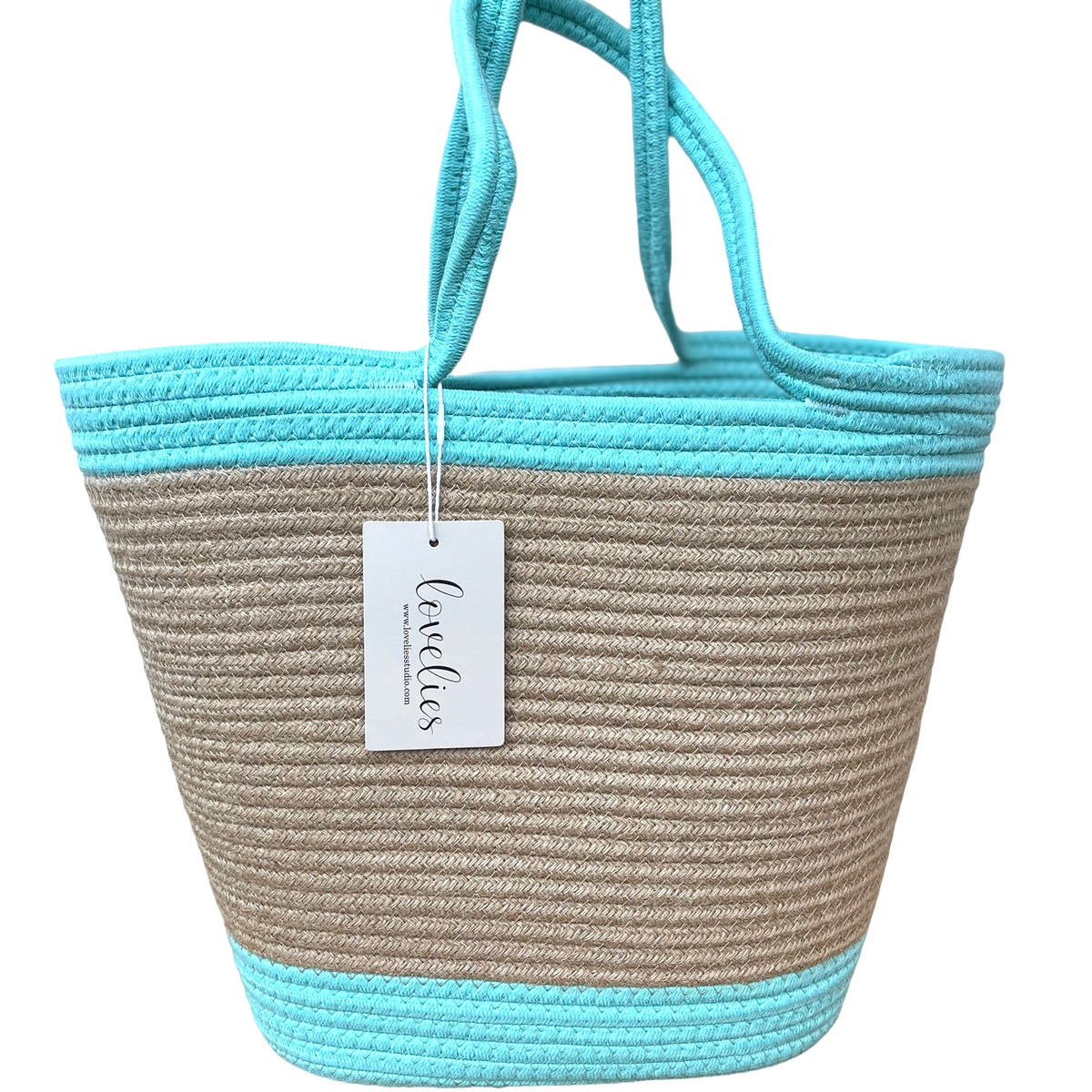 LOVELIES Sommertasche Shopper groß türkis