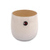 Mel Vase "Happy Spring" klein, sand/puder