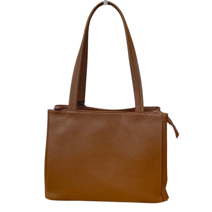 Maxima Schultertasche klein, cuoio, cognac