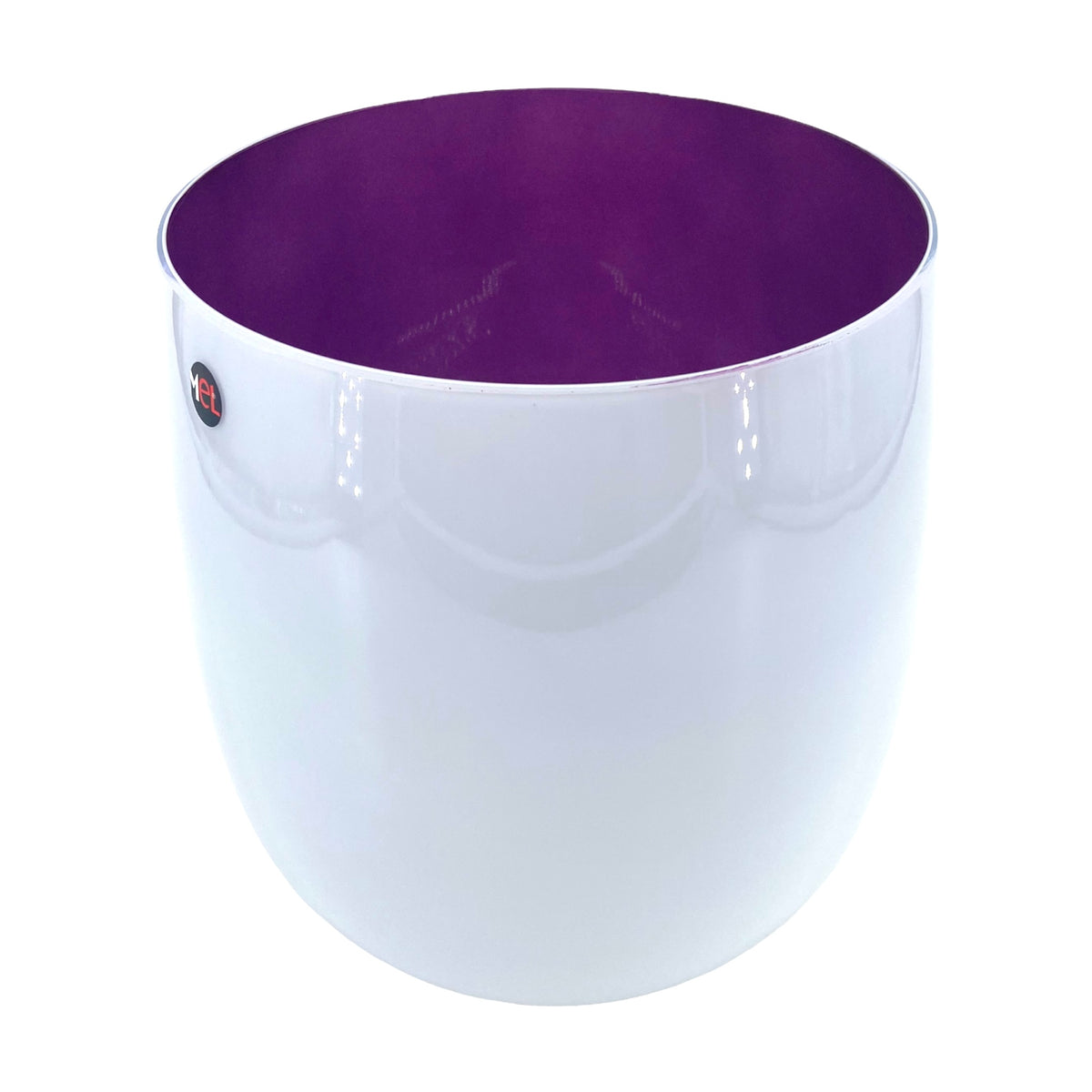 Mel Vase "Happy Spring" groß violett lila