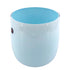 Mel Vase "Happy Spring" mittel pastellblau