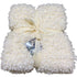 Skinnwille Plaid Webpelzdecke ULLI Teddyfell-Optik weiß