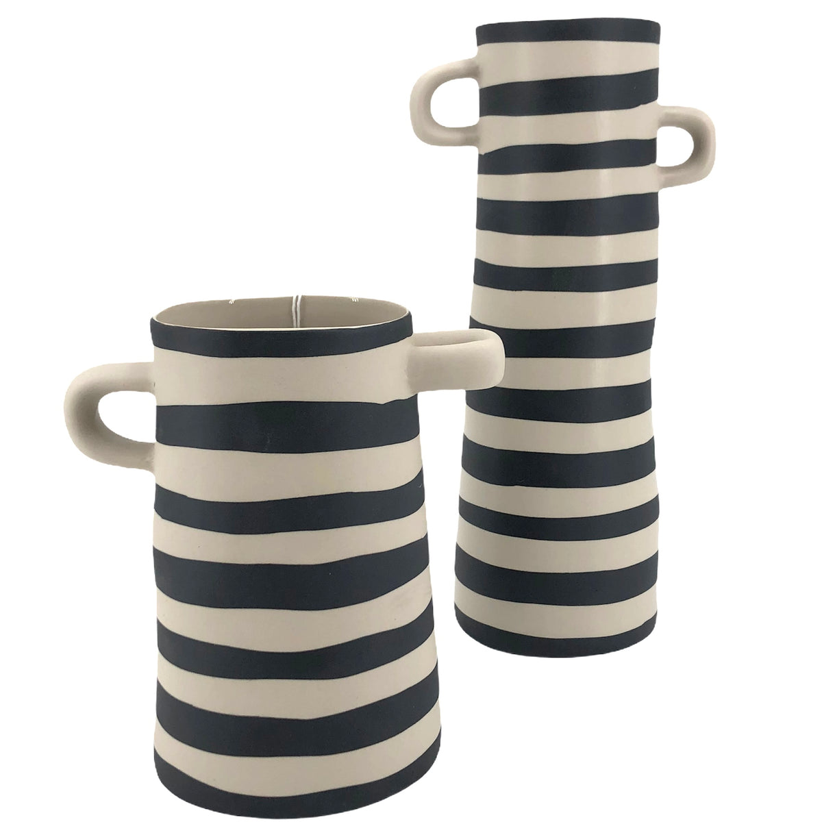 ASA Selection RAYU Vase groß natur schwarz gestreift Dekobeispiel