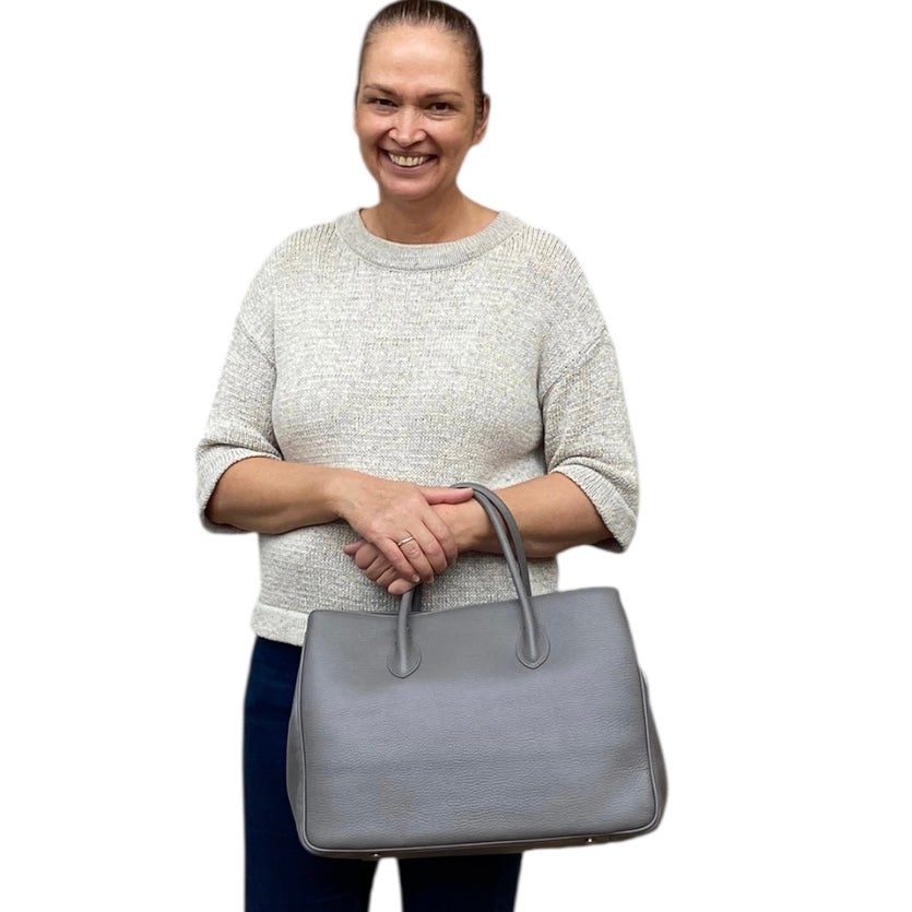Maxima Handtasche groß tortora, taupe