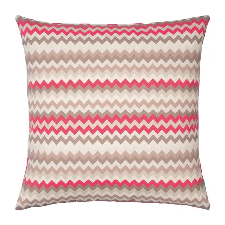 PAD ZICZAC Outdoor Kissen Gartenkissen wetterfest 45x45 beige koralle