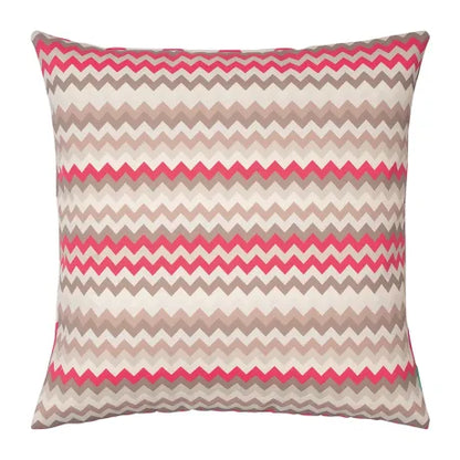 PAD ZICZAC Outdoor Kissen Gartenkissen wetterfest 45x45 beige koralle
