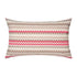 PAD ZICZAC Outdoor Kissen Gartenkissen wetterfest 30 x 50 beige pink