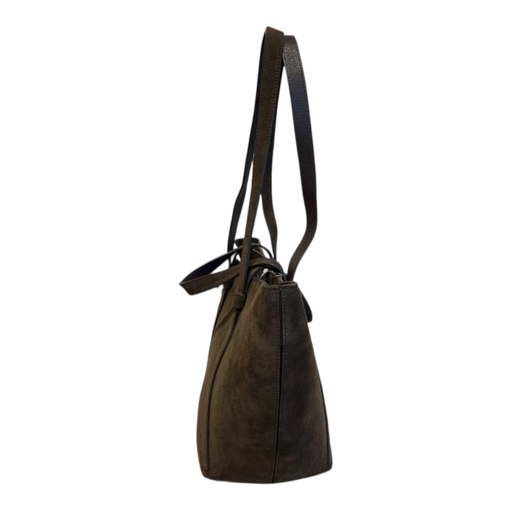 abro COSMO Shopper medium, velour, dark brown