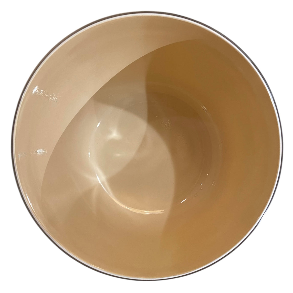 Mel Vase "Happy Spring" groß sand beige