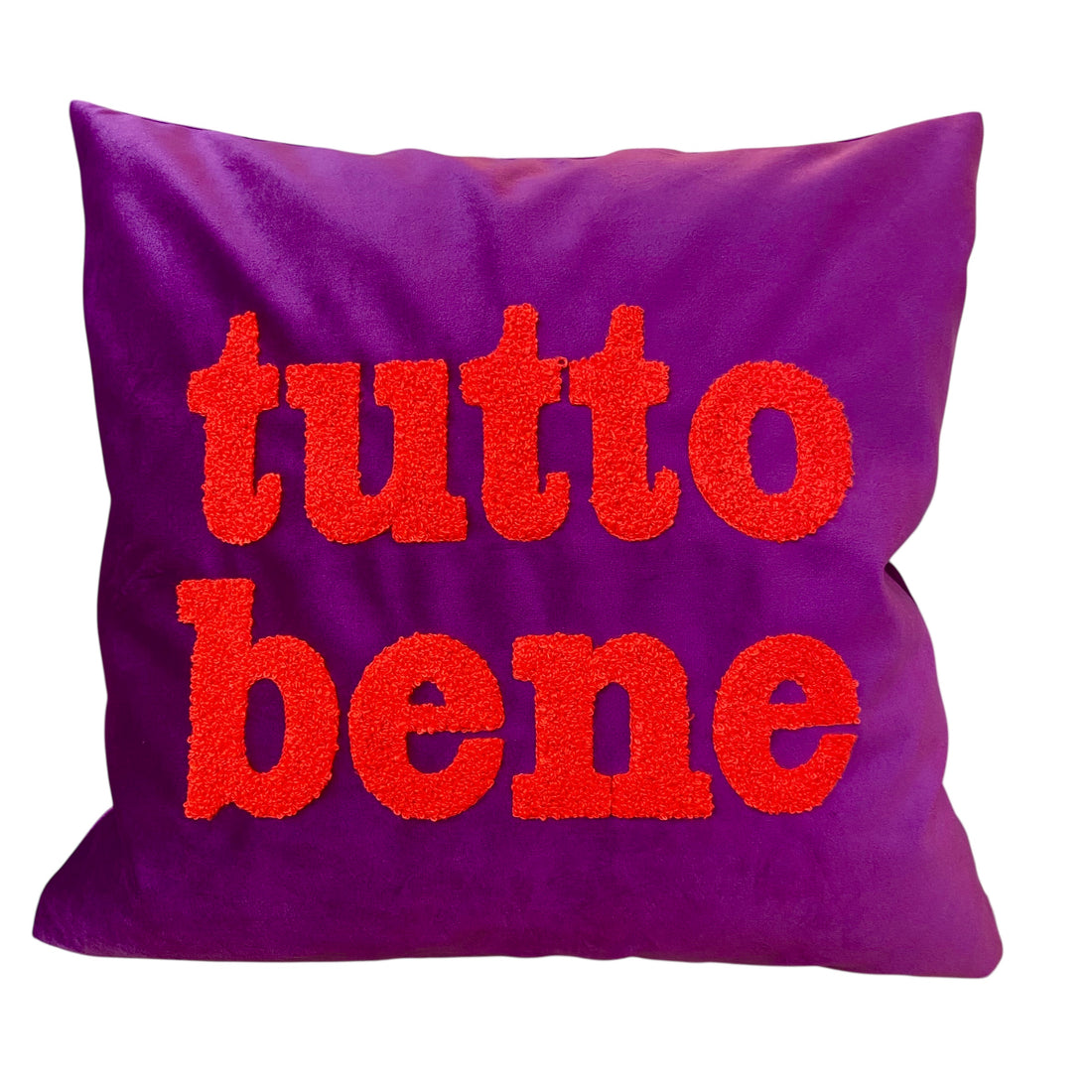 Pad Letters Kissenhülle 45x45cm TUTTO BENE, berry