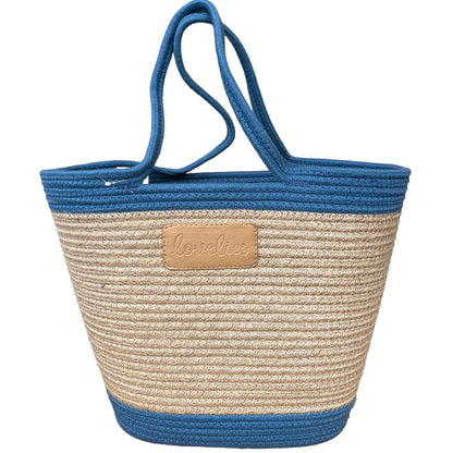LOVELIES Sommertasche Shopper blau