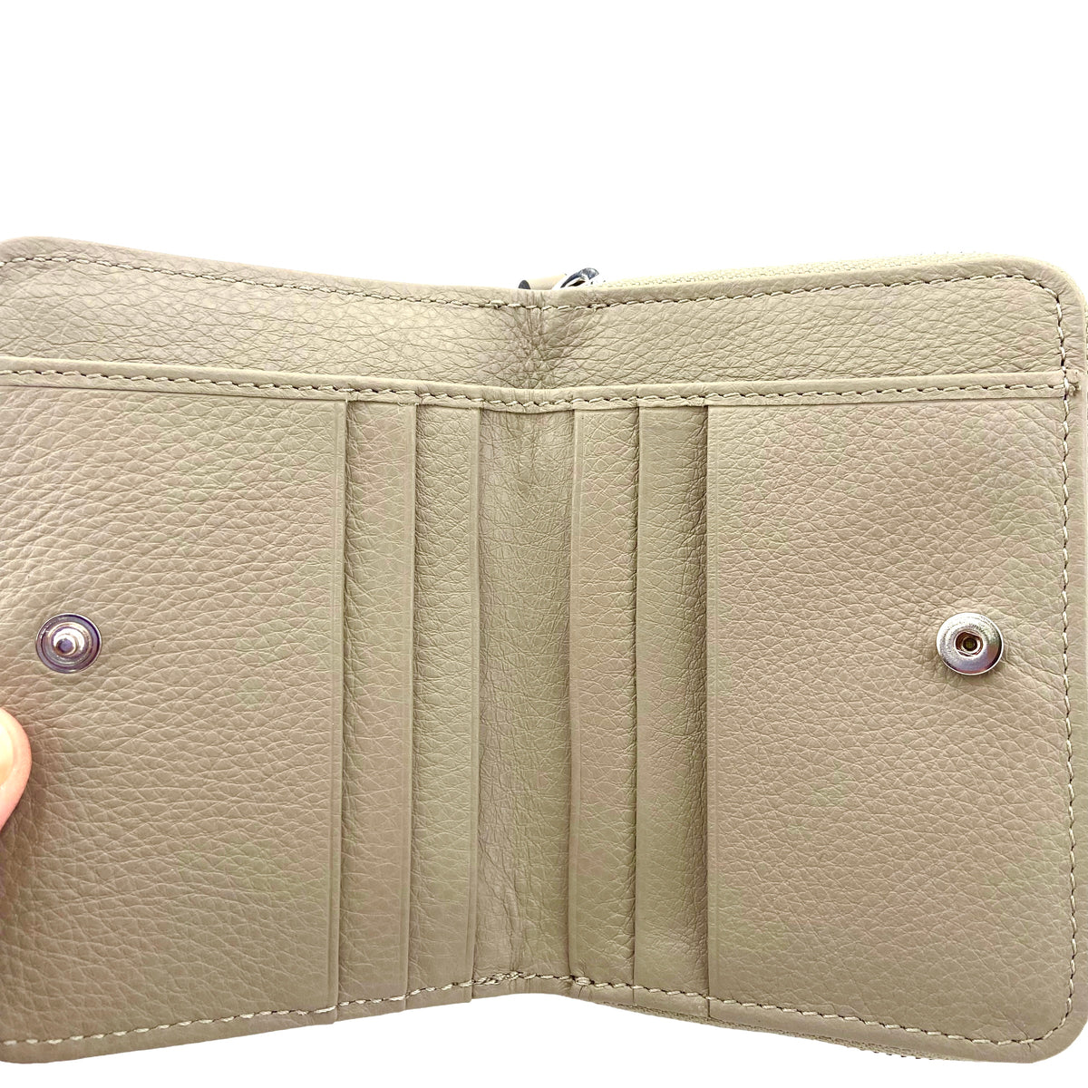abro Wallet, Geldbörse, taupe