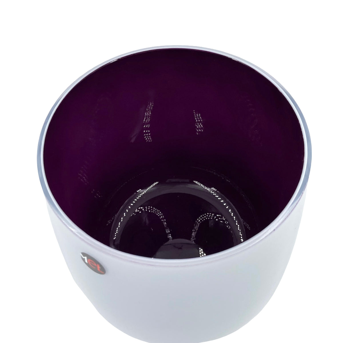 Mel Vase "Happy Spring" mittel violett lila aubergine