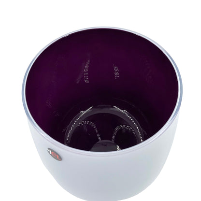 Mel Vase "Happy Spring" mittel violett lila aubergine