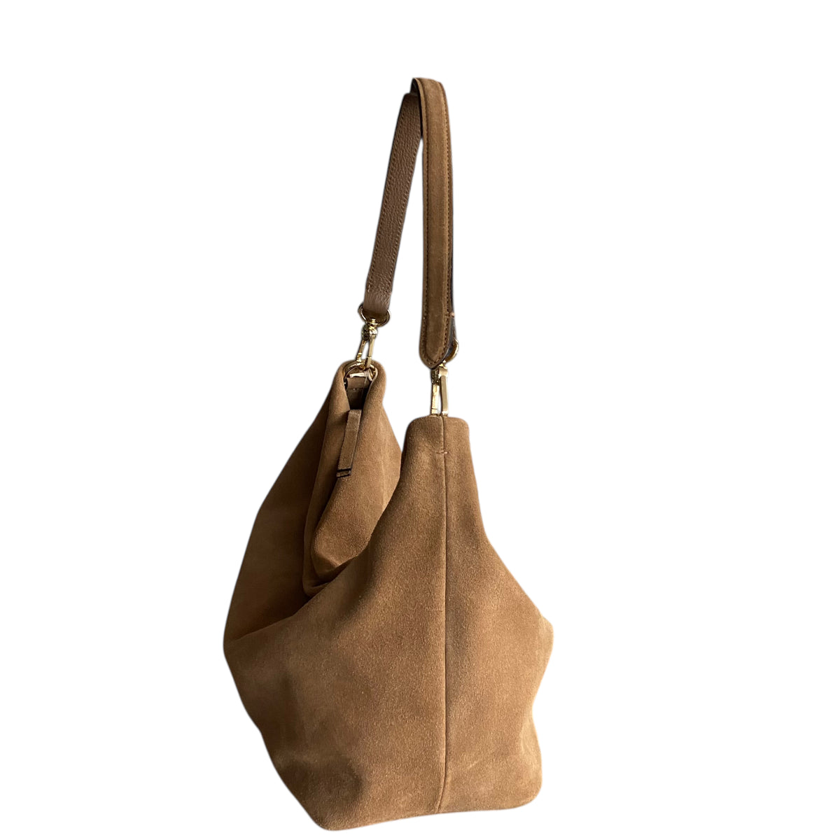 abro Ebony Hobo big Schultertasche cappuccino