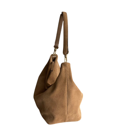 abro Ebony Hobo big Schultertasche cappuccino