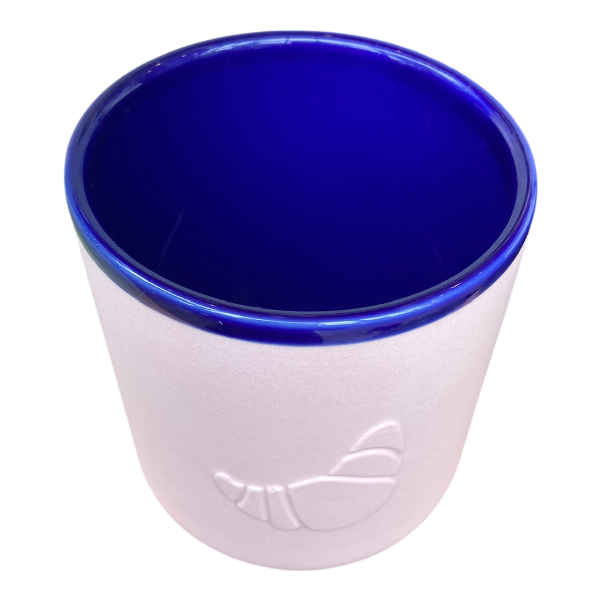 Chic Mic Good Mood Cup Porzellanbecher CROISSANT 380ml, rosa/blau