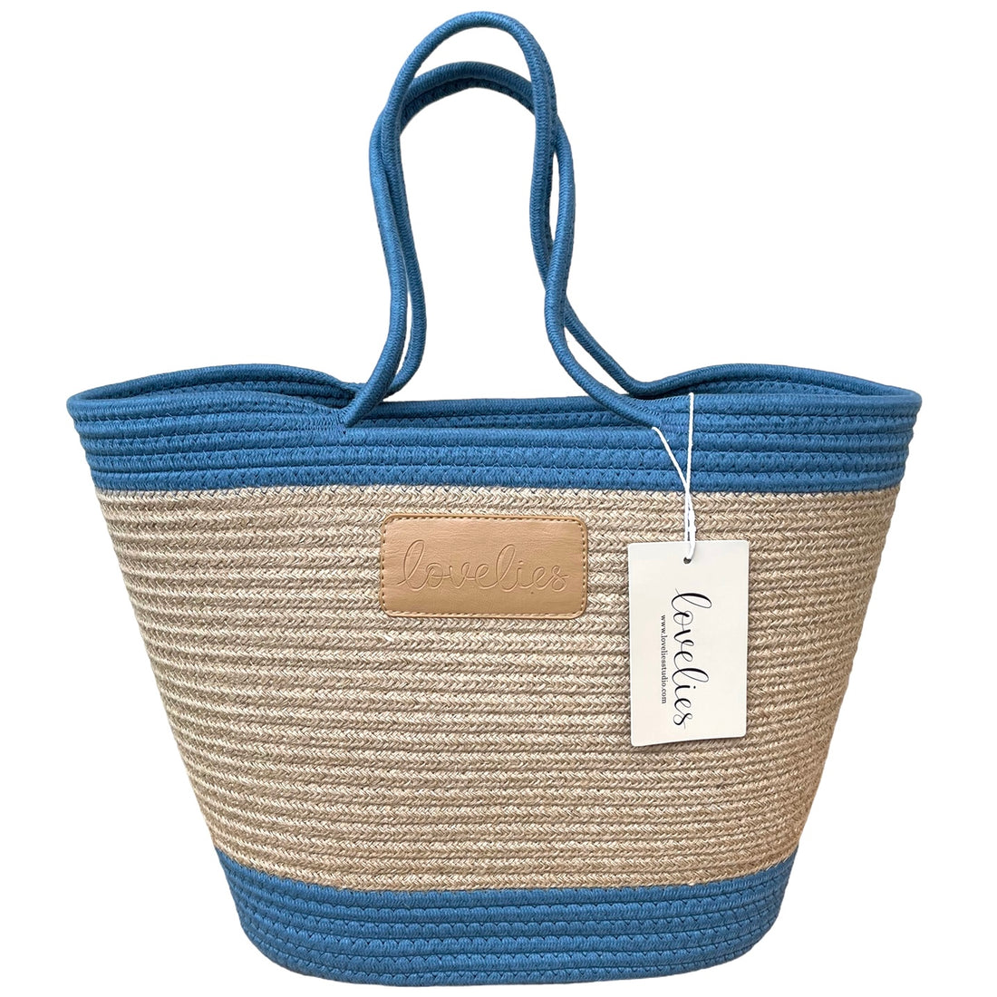 LOVELIES Sommertasche Shopper marine blau