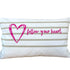 Pad Concept Nautic "follow your heart" Kissenhülle, Pink