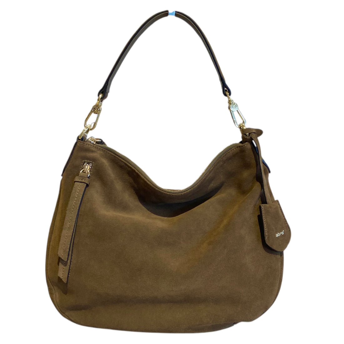 abro JUNA Hobo small velour, khaki