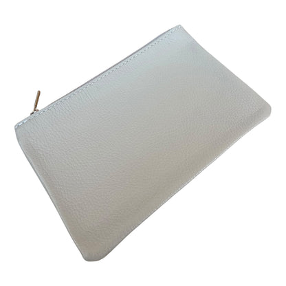 Kosmetiktasche &amp; Taschen-Organizer S aus Leder, grau