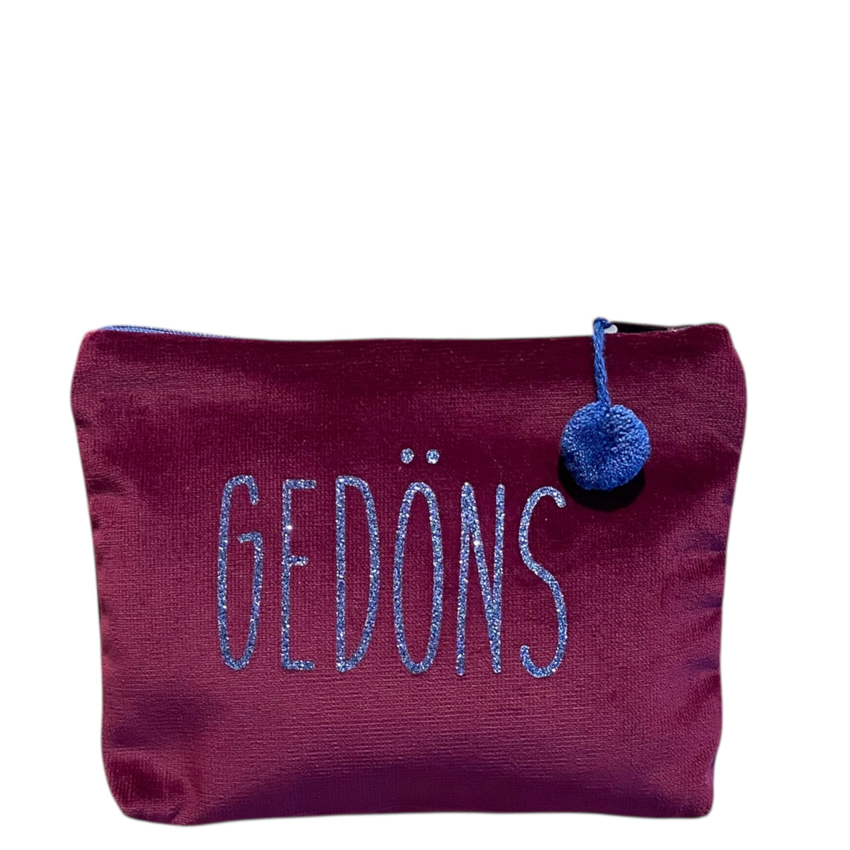 Frau Heidelberg Kosmetiktasche  Beere, blau,  Glitzer Gedöns