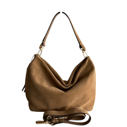 abro Ebony Hobo big Schultertasche cappuccino