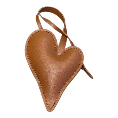 Herz Taschenanhänger Cognac – Bag Charm