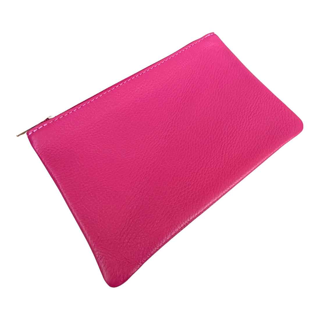 Kosmetiktasche &amp; Taschen-Organizer S aus Leder, pink