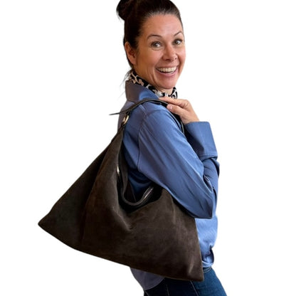 abro ALL IN ONE Hobo big, dunkelbraun