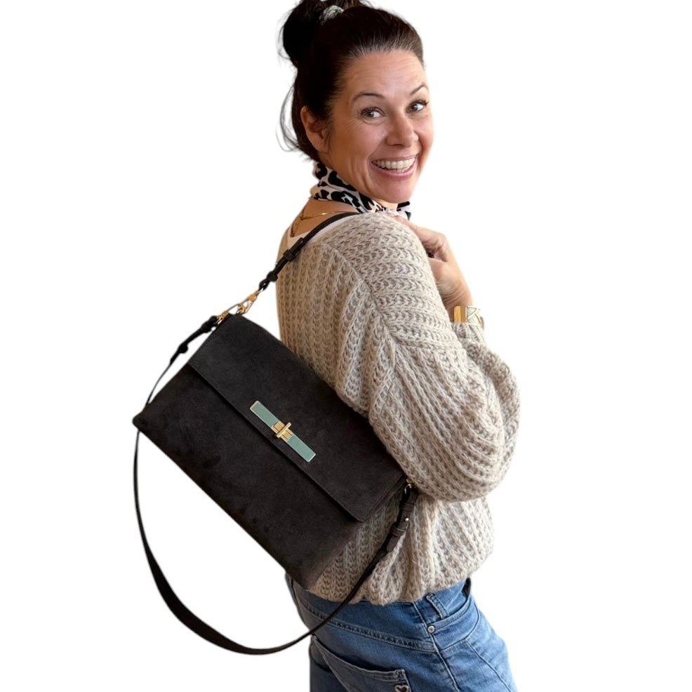 abro TWIST Shoulderbag, dark brown