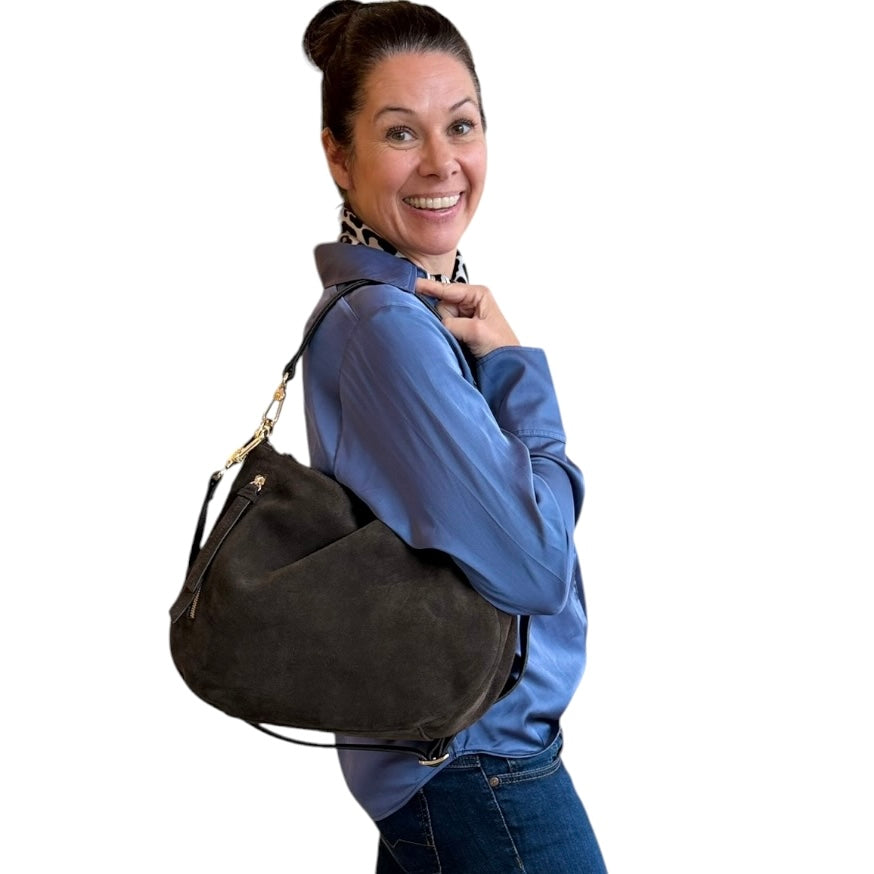 abro Juna Hobo big dark brown, dunkelbraun
