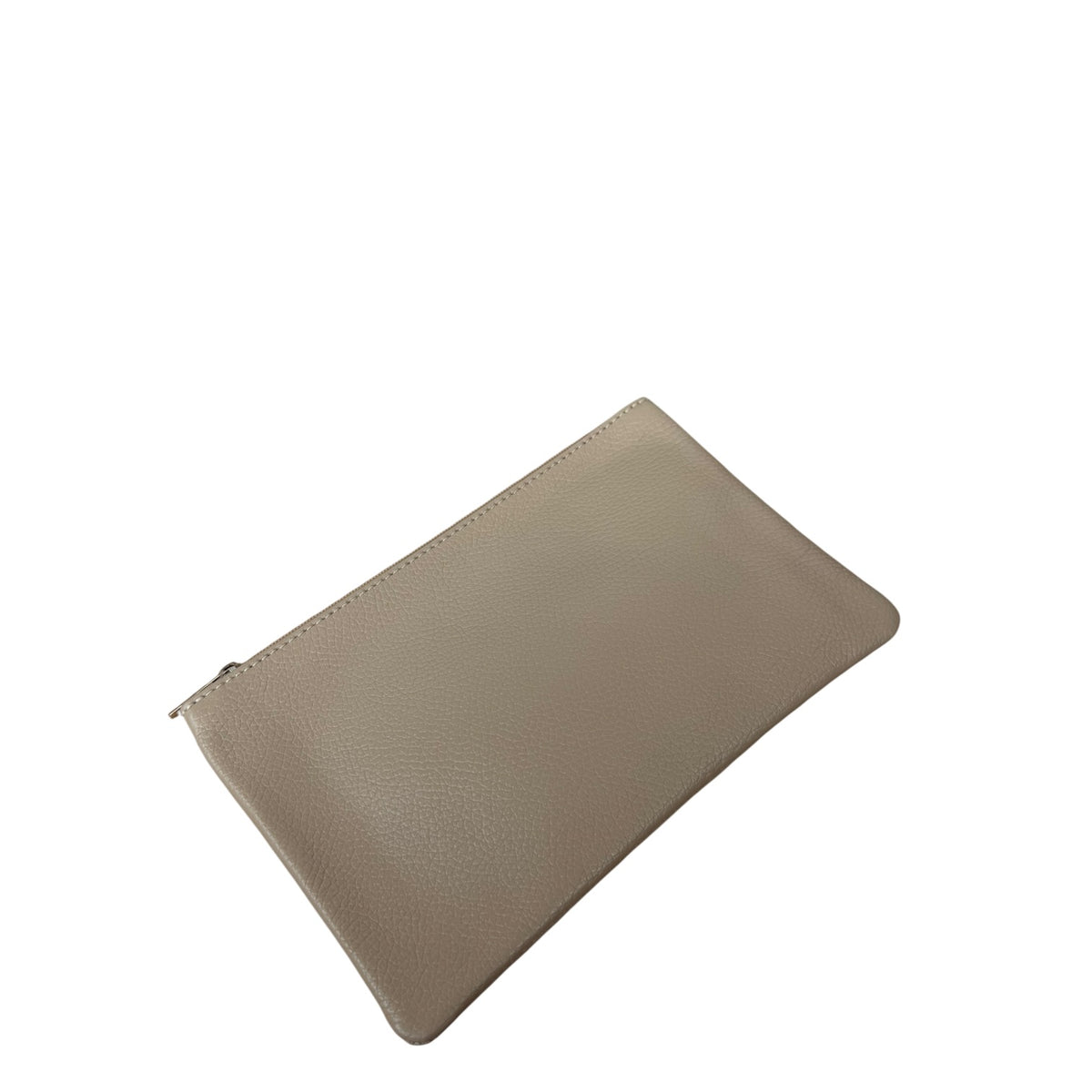 Kosmetiktasche &amp; Taschen-Organizer M aus Leder, taupe
