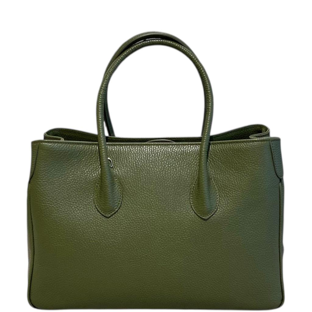 Maxima Handtasche mittel oliv grün