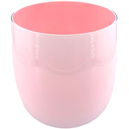 Mel Vase "Happy Spring" groß rosa Übertopf Windlicht