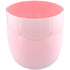 Mel Vase "Happy Spring" groß rosa Übertopf Windlicht