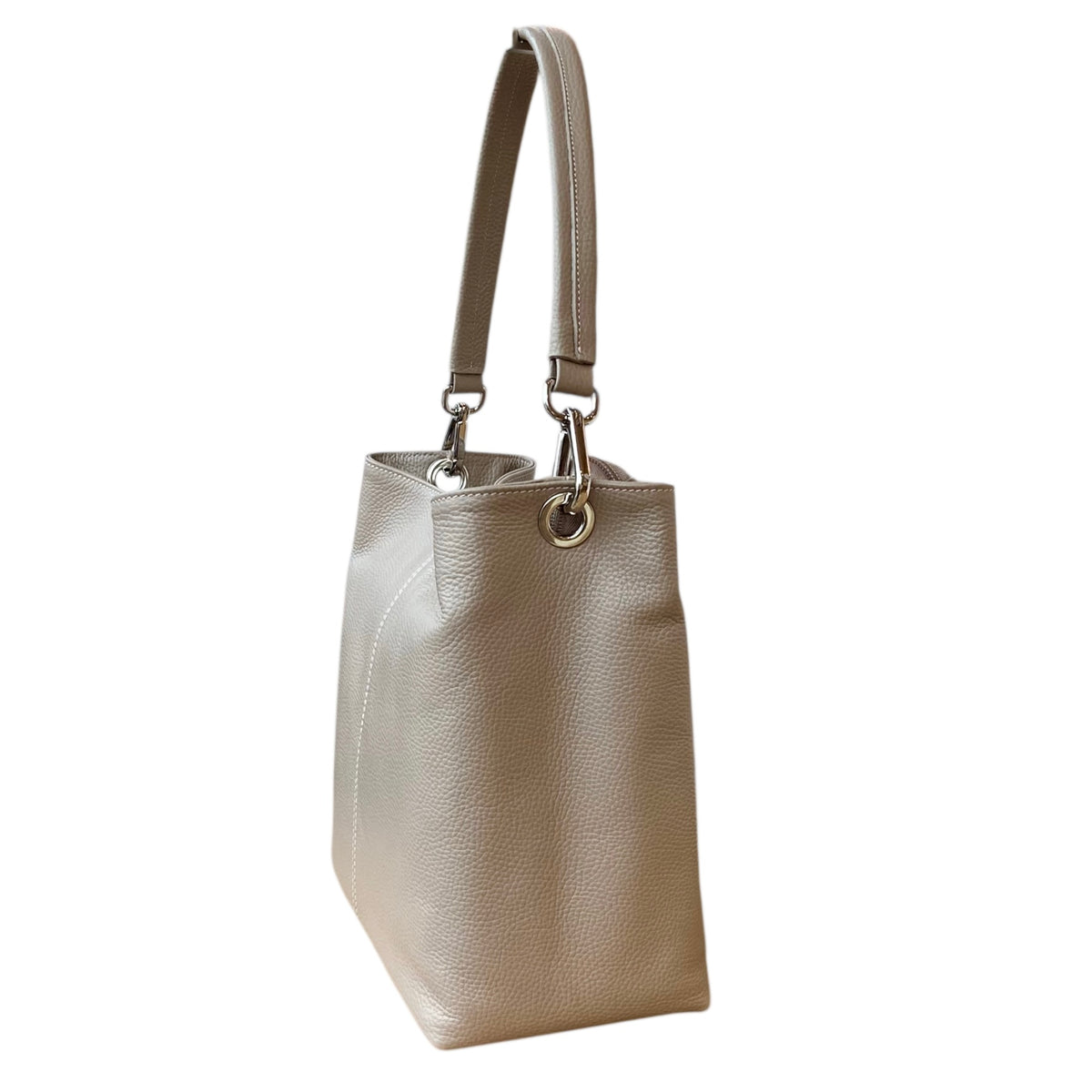 Maxima Schultertasche cappuccino, beige