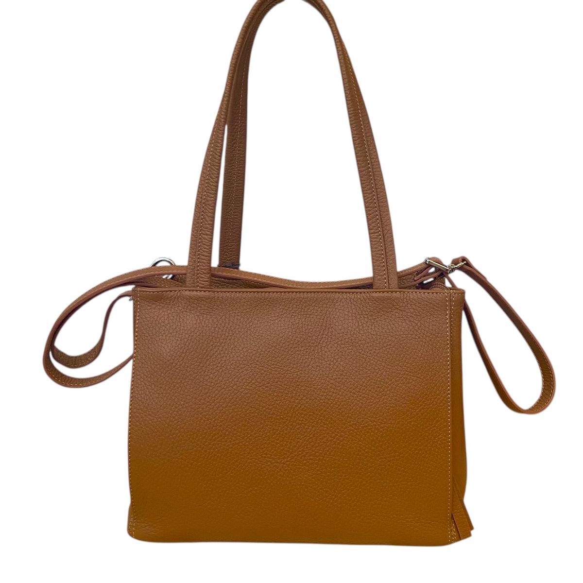 Maxima Schultertasche klein, cuoio, cognac