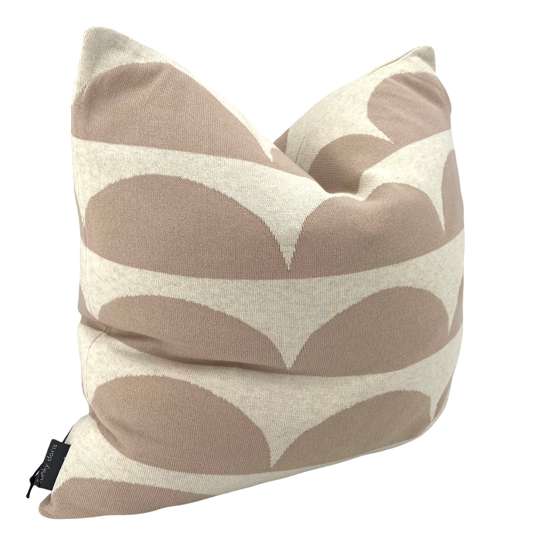 Funky Doris Kissenhülle KAMELIA beige Halbmonde