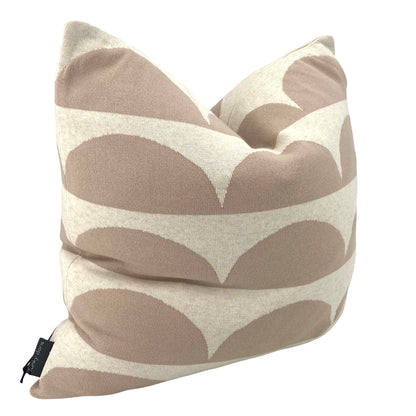 Funky Doris Kissenhülle KAMELIA beige Halbmonde