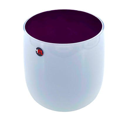 Mel Vase "Happy Spring" mittel violett lila aubergine