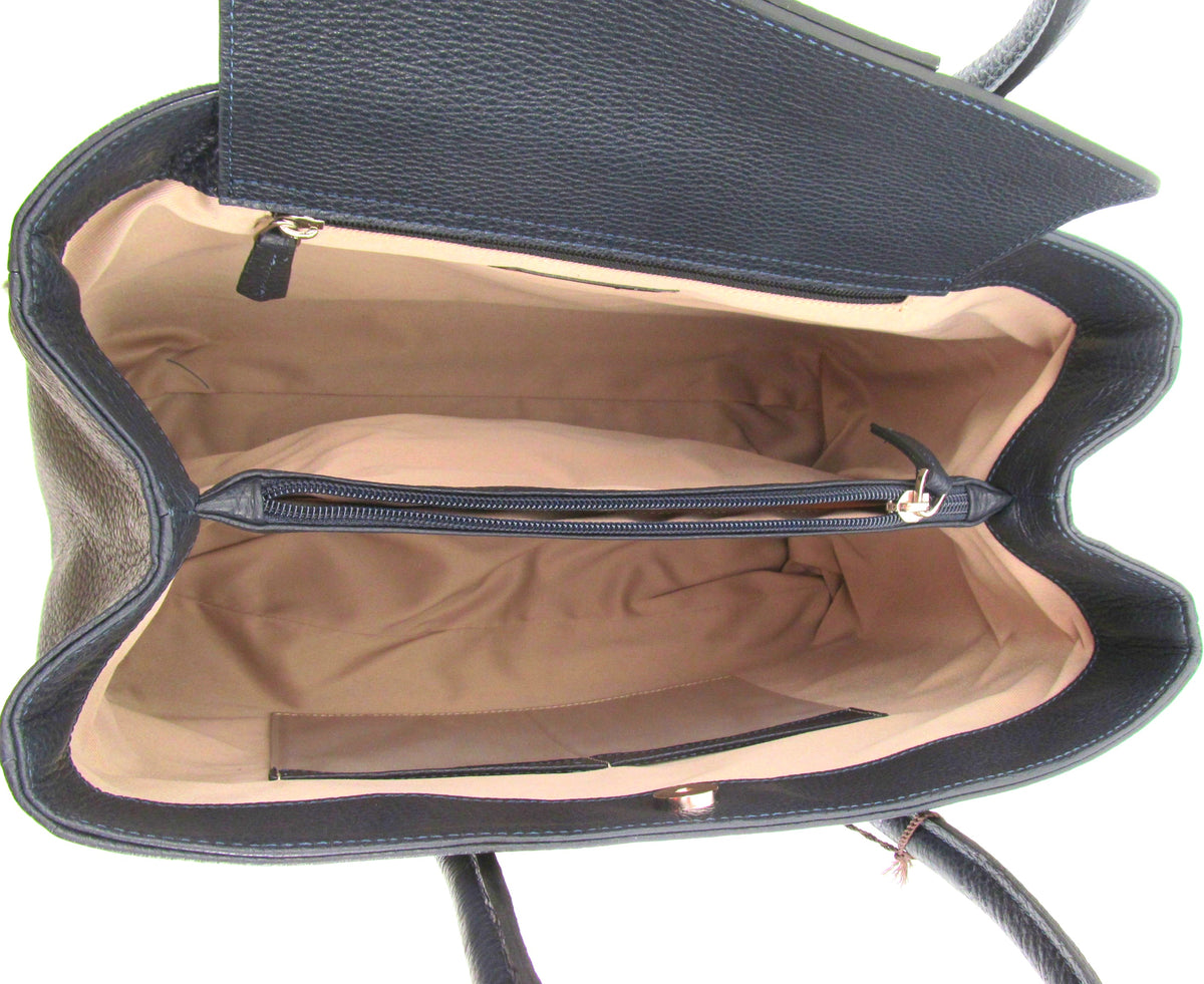 Maxima Tasche groß, nachtblau - Innen