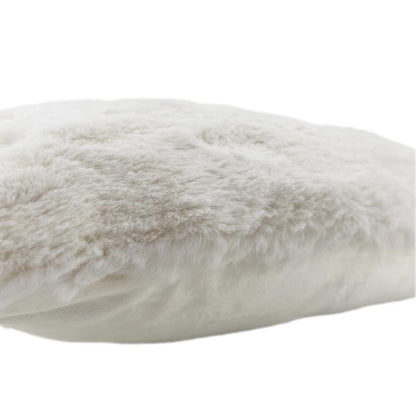 Skinnwille Webpelzkissen FLUFFY weiß, 45 x 45 cm