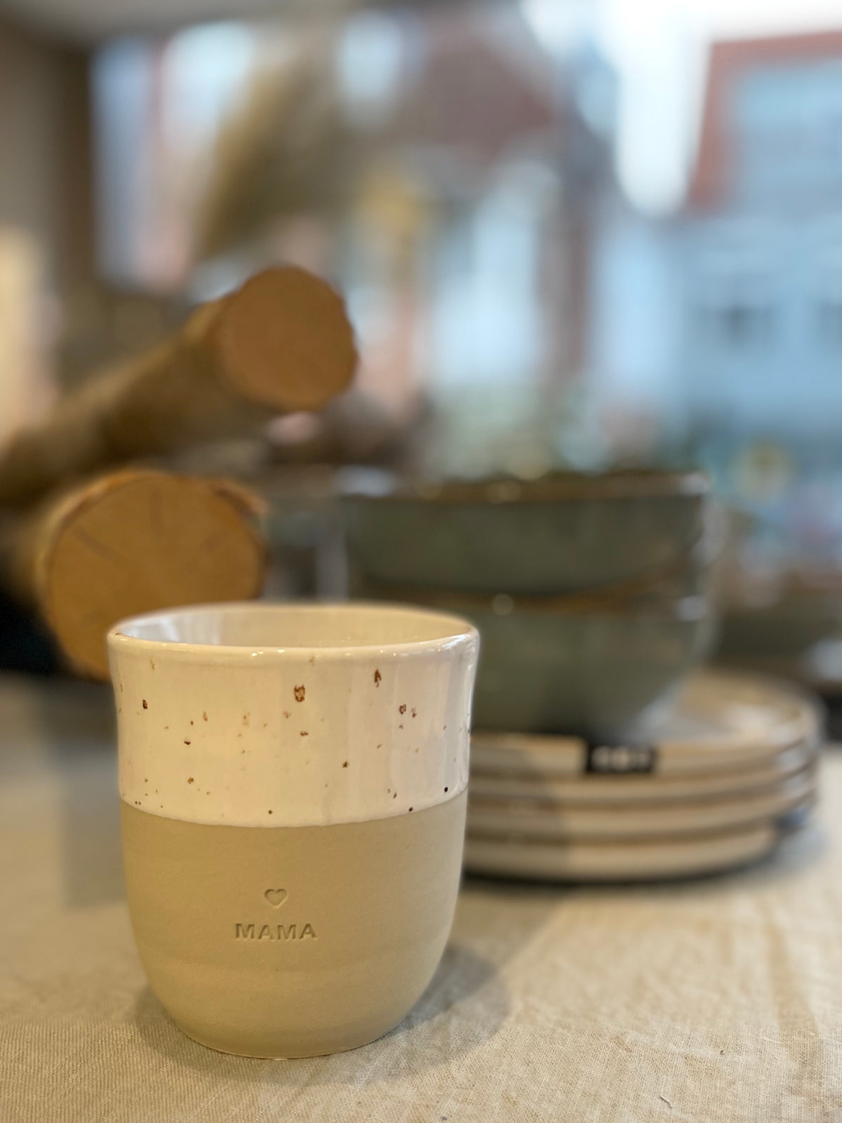 Eulenschnitt Becher MAMA