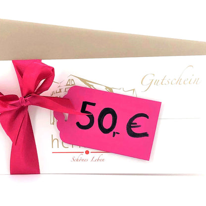 50 Euro Gutschein