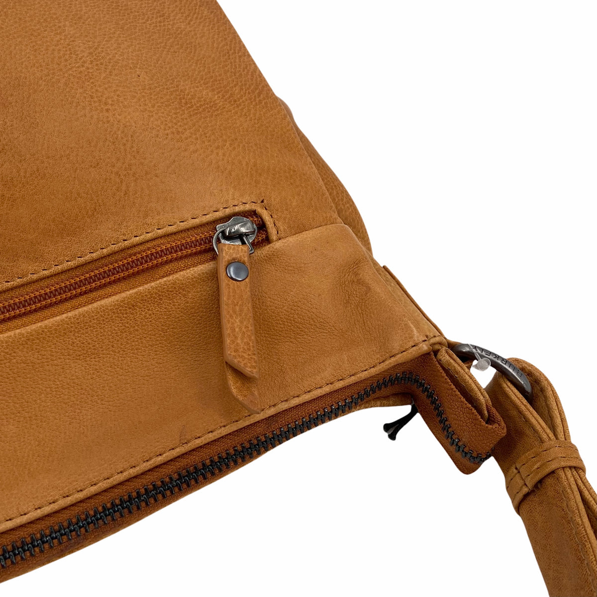 Burkely Just Jolie Schultertasche, Umhängetasche, Beuteltasche, Hobo groß cognac