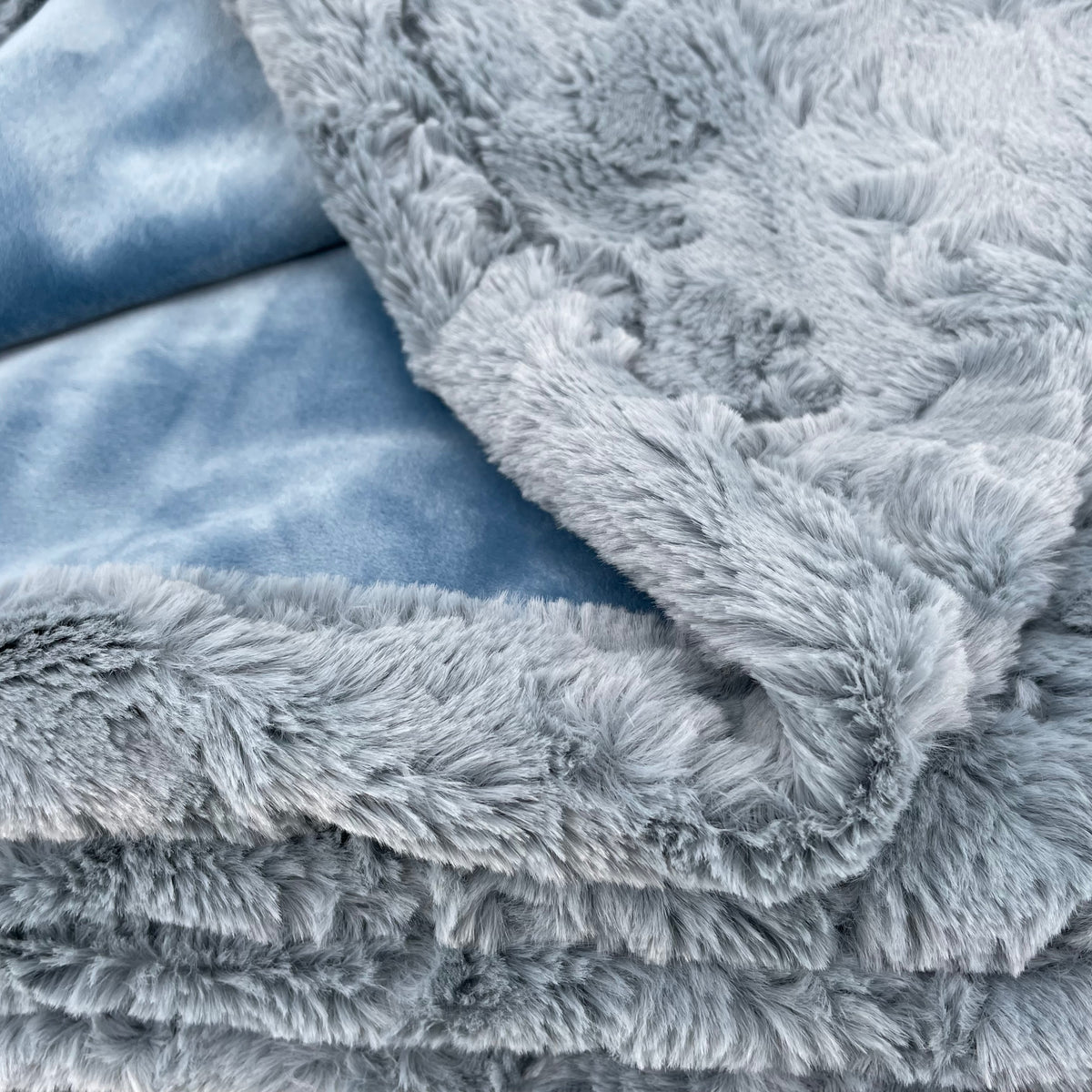 Pad Concept Webpelzdecke Bardot, taubenblau blau