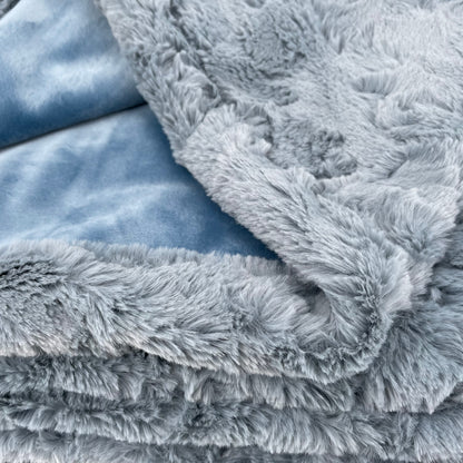 Pad Concept Webpelzdecke Bardot, taubenblau blau
